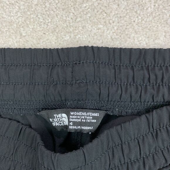 The North Face Lightweight Pants Black Stretch Fabric Slim Leg Outdoors Size 4 - Picture 10 of 15